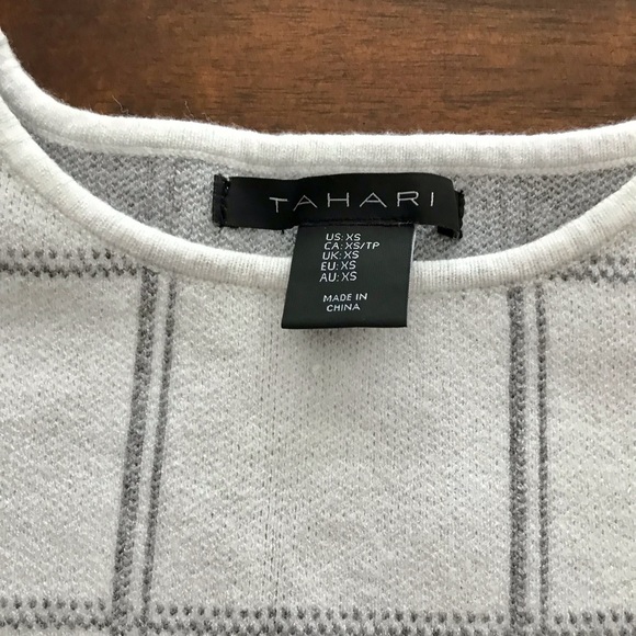 Tahari Cropped 3\4 Sleeve Pullover Sweater - Picture 3 of 5